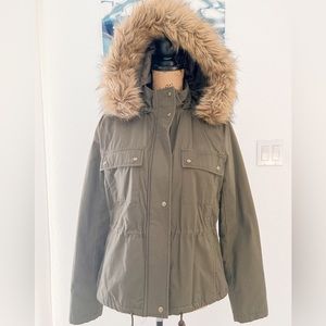 Utility jacket with hood